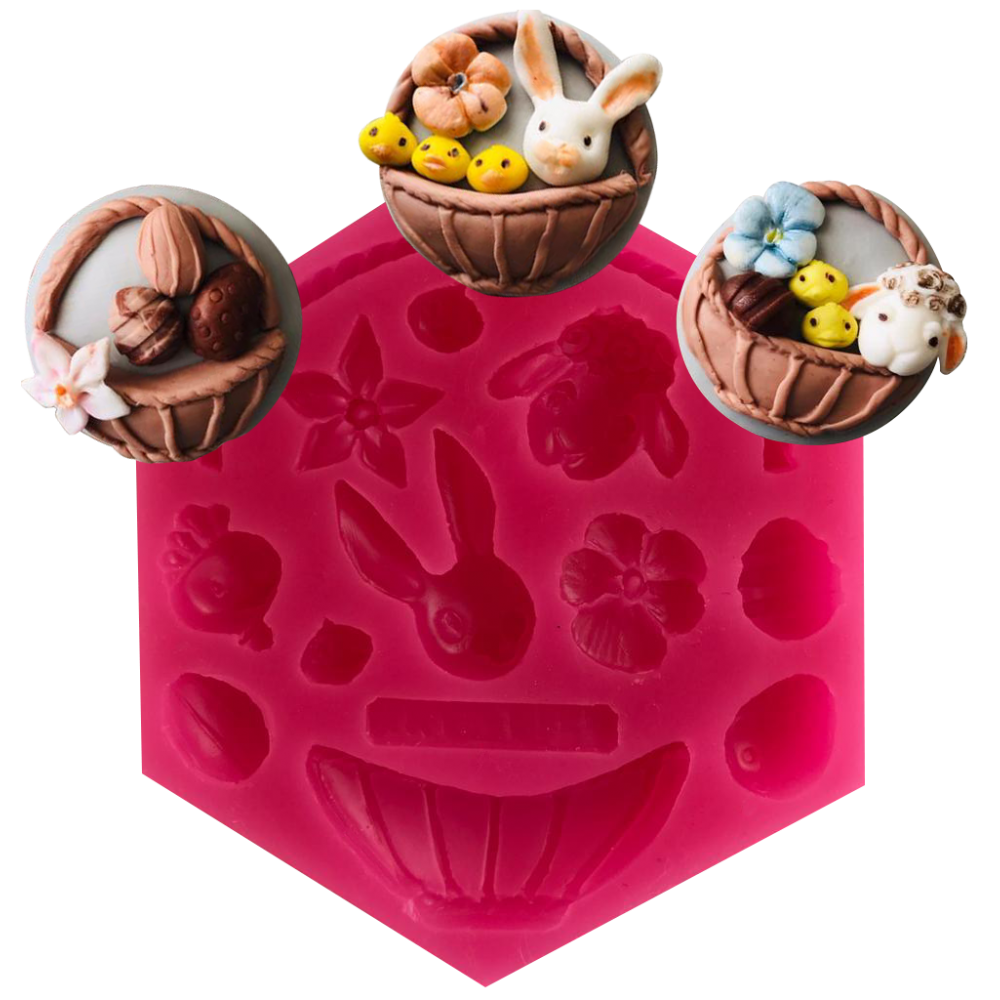 სილიკონის მოლდი "სააღდგომო კალათა"