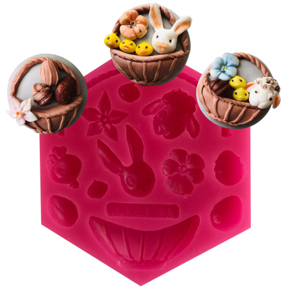 სილიკონის მოლდი "სააღდგომო კალათა"