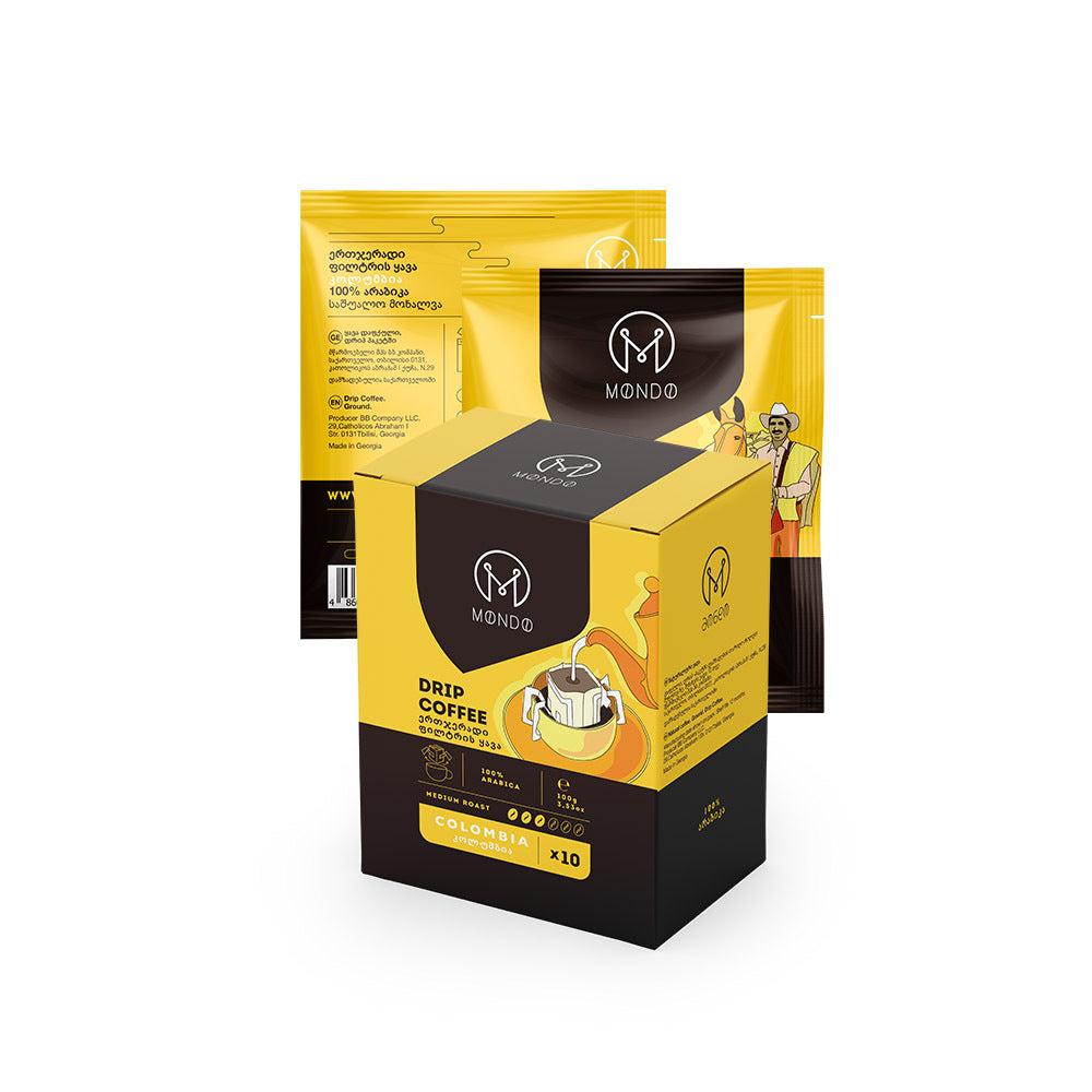 დრიპ ყავა ერთჯერადი  1 შეფუთვა