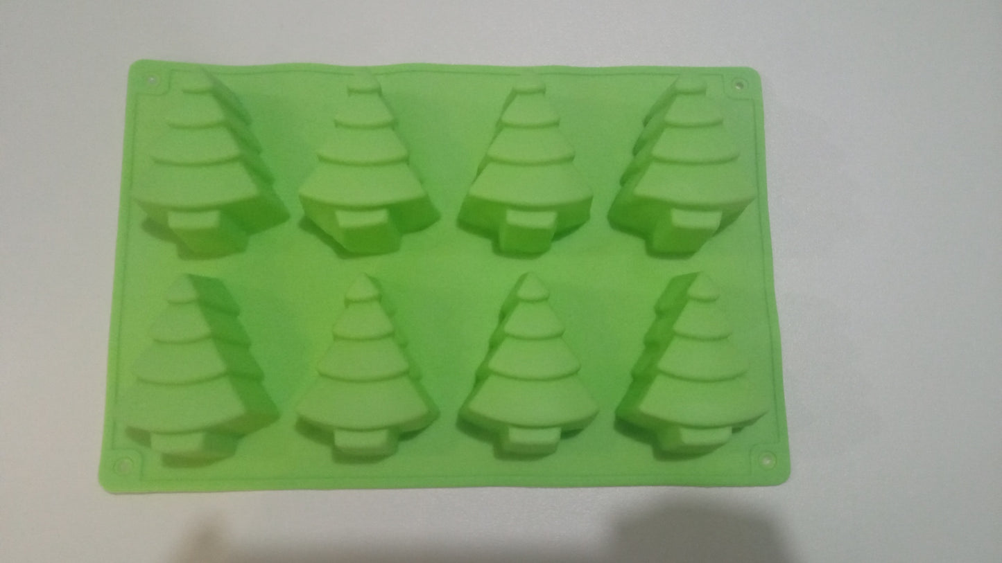 სილიკონის ხე-ყალიბი "ნაძვის" 8 ც-ანი