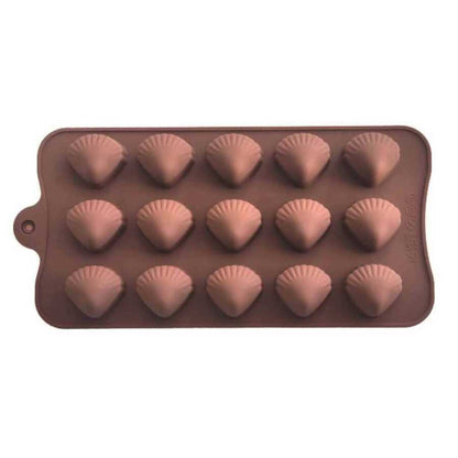 სილიკონის ყალიბი შოკოლადისთვის  "ნიჟარა" 1ც.