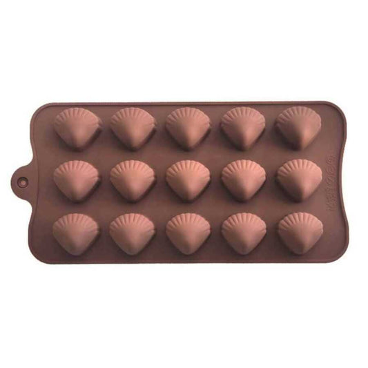 სილიკონის ყალიბი შოკოლადისთვის  "ნიჟარა" 1ც.