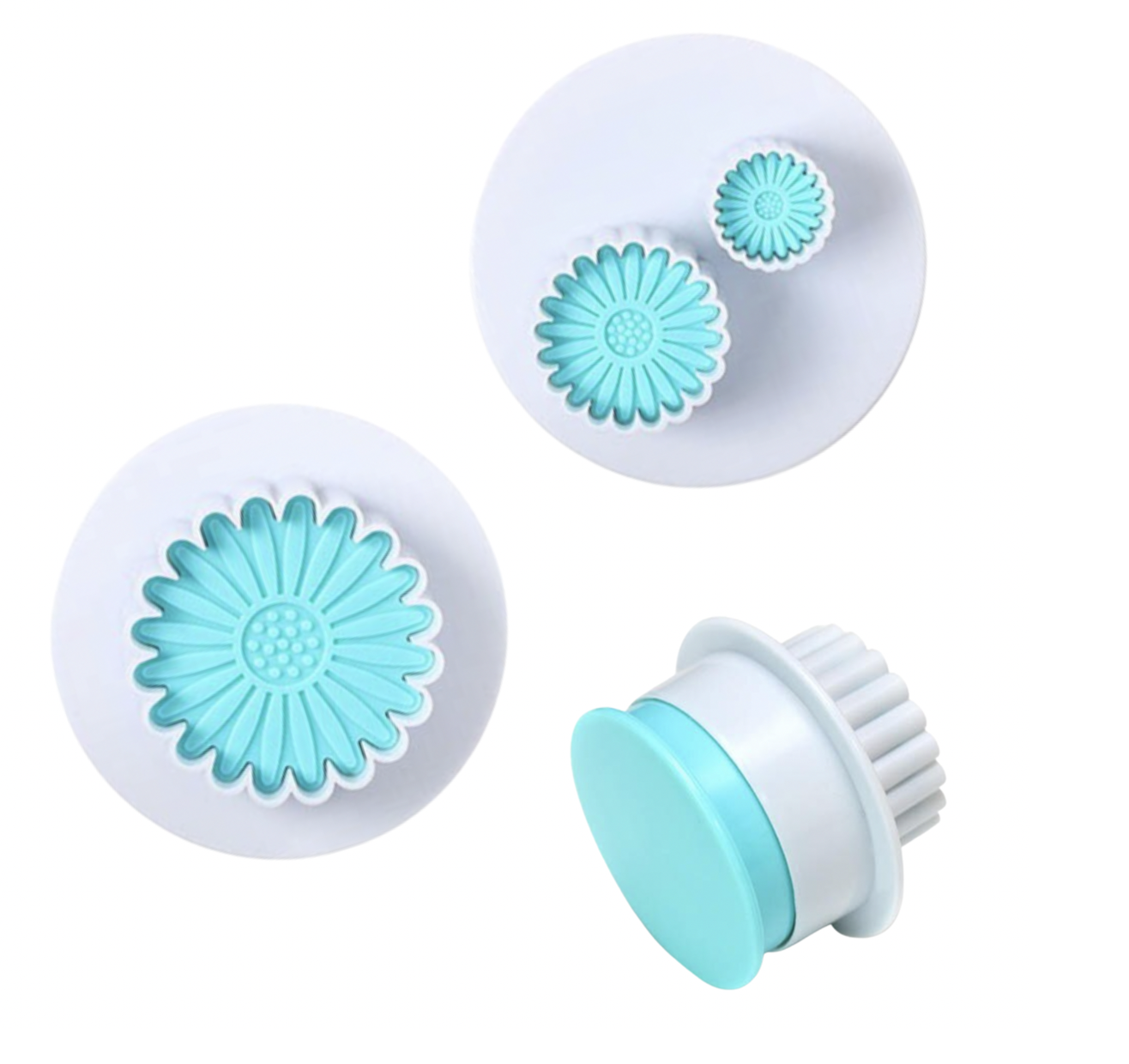 პლასტმასის პლუნჟერი (გამოსაჭრელი) გვირილები 3ც.