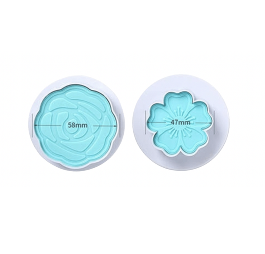 პლასტმასის პლუნჟერი (გამოსაჭრელი) ყვავილი 2ც.