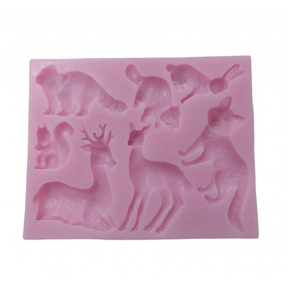 სილიკონის მოლდი "ცხოველები"