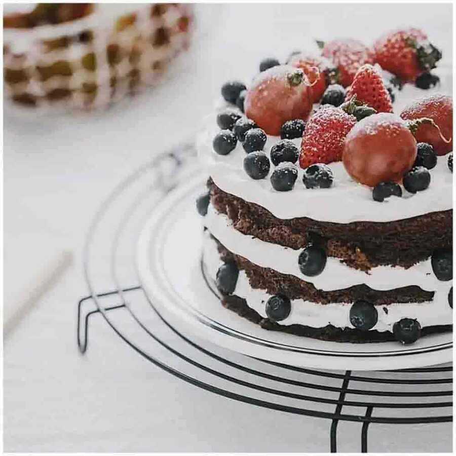 ბისკვიტის საშრობი მრგვალი მეტალის 30სმ 1ც