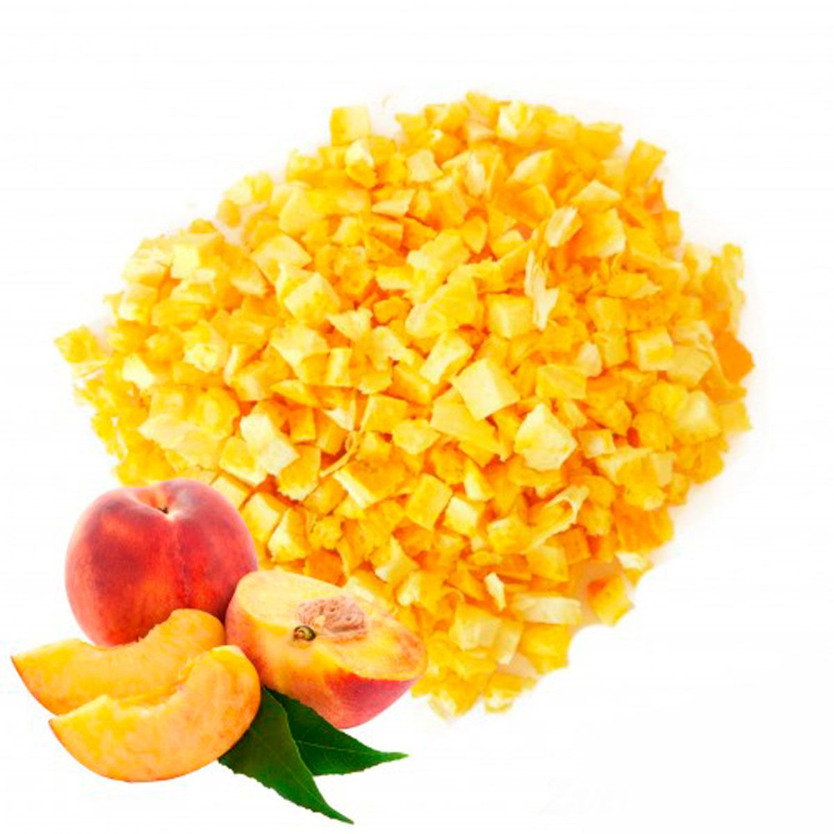 სუბლიმირებული ატმის (კუბიკები) 50გრ.