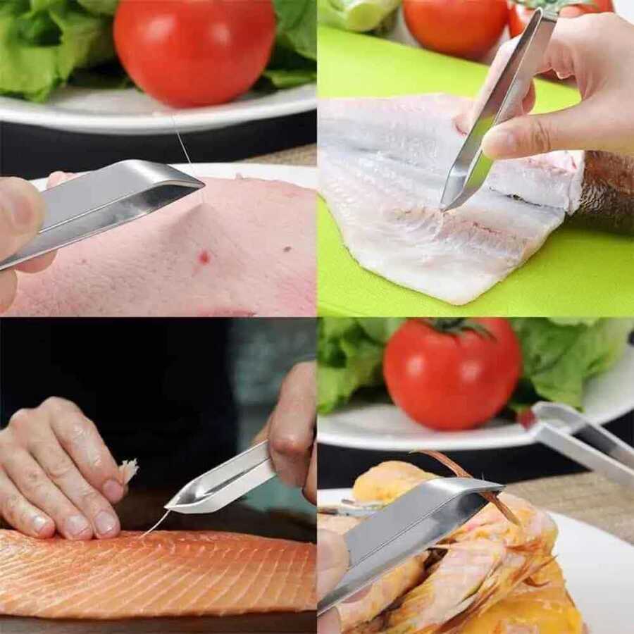 კულინარიული პინცეტი თევზისათვის (12სმ) 1 ც.