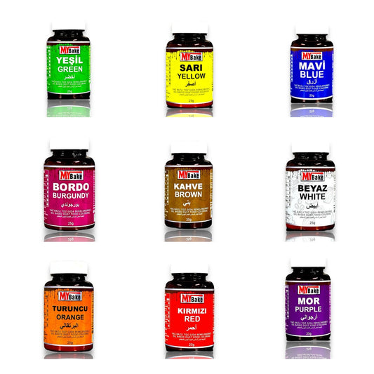 საკვები საღებავი ფხვნილისებრივ ცხიმშიხსნადი, 25გრ.