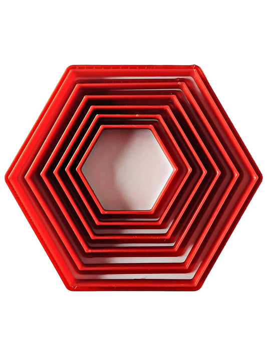 ნაკრები გამოსაჭრელი "ვოლოვანი" ექვსკუთხედი 6 ცალიანი.