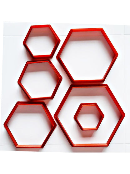 ნაკრები გამოსაჭრელი "ვოლოვანი" ექვსკუთხედი 6 ცალიანი.