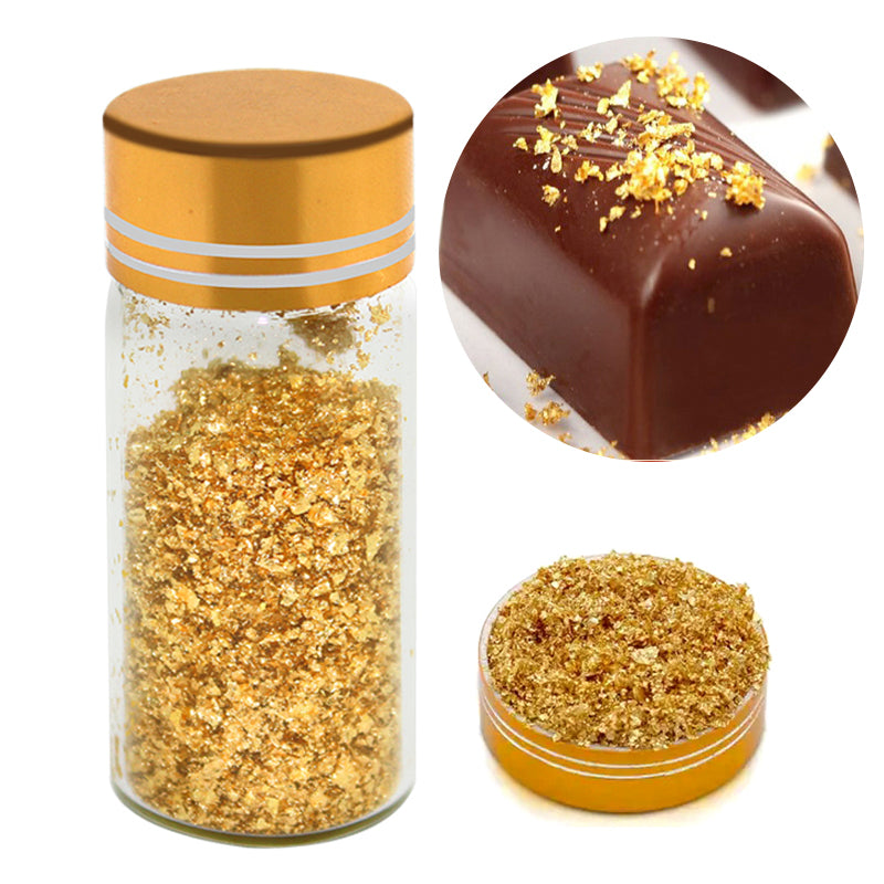 საკვები ოქროს ფხვნილი 24K 1გრ.