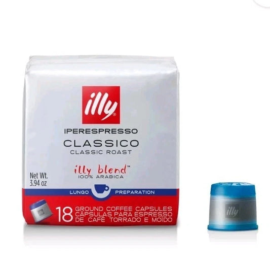 ILLY iperEspresso კაფსულები Lungo 18 ცალი